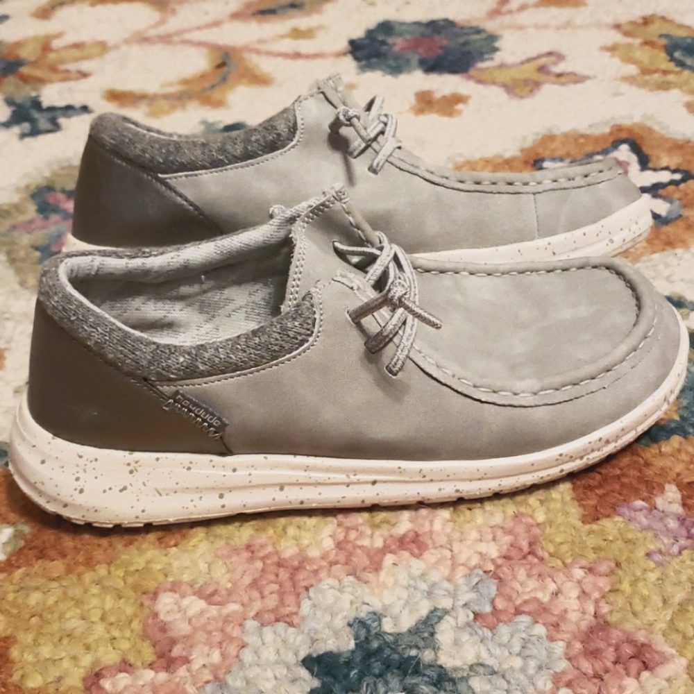 Hey Dude Polly - gray slip-ons